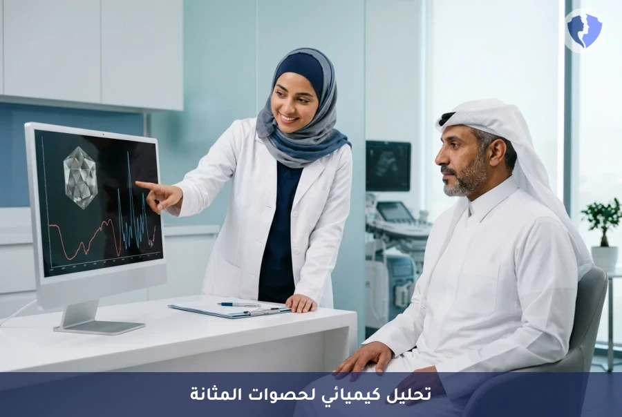 تحليل التركيب الكيميائي لحصوات المثانة (Infrared Spectroscopy) - اكتشف نوع حصوات المثانة بدقة