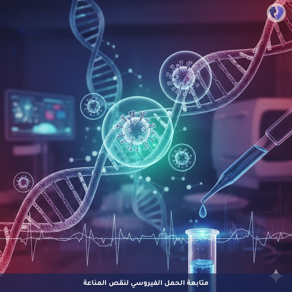 تحليل الحمل الفيروسي لفيروس نقص المناعة البشرية (HIV) بتقنية (PCR) الكمي - قياس الحمل الفيروسي لنقص المناعة