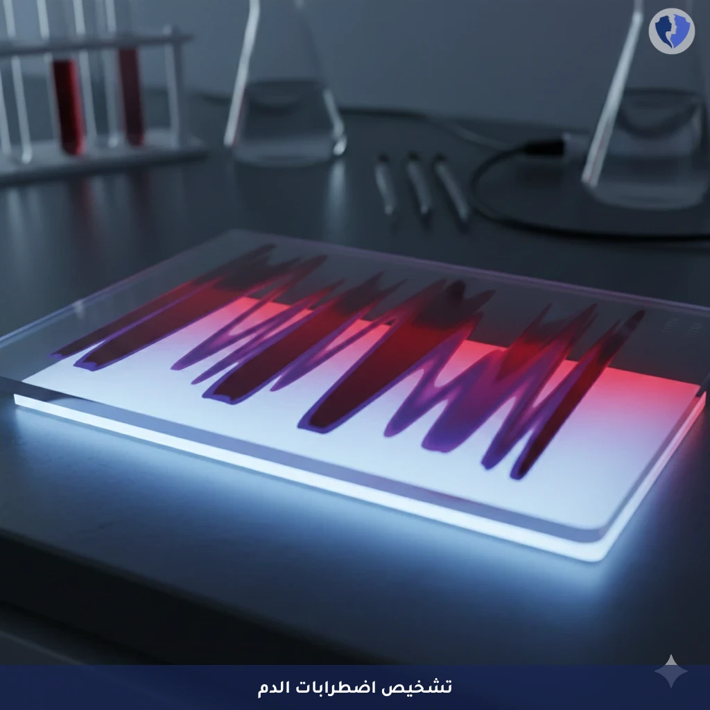 تحليل الفصل الكهربائي للهيموجلوبين (Hemoglobin Electrophoresis) - فحص أنواع الهيموجلوبين