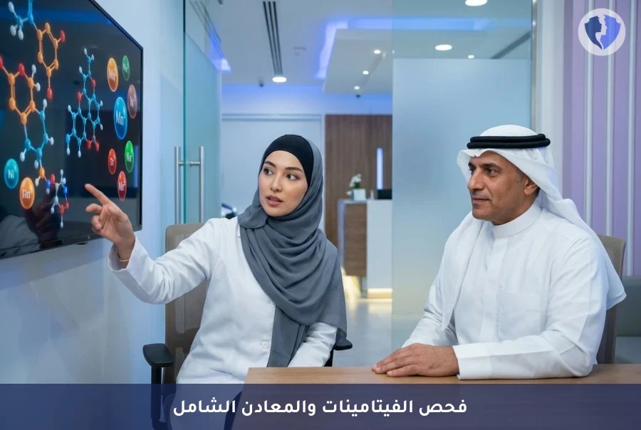 تحليل المغذيات الدقيقة والفيتامينات الشامل - عزز طاقتك وحيويتك بتوازن الفيتامينات
