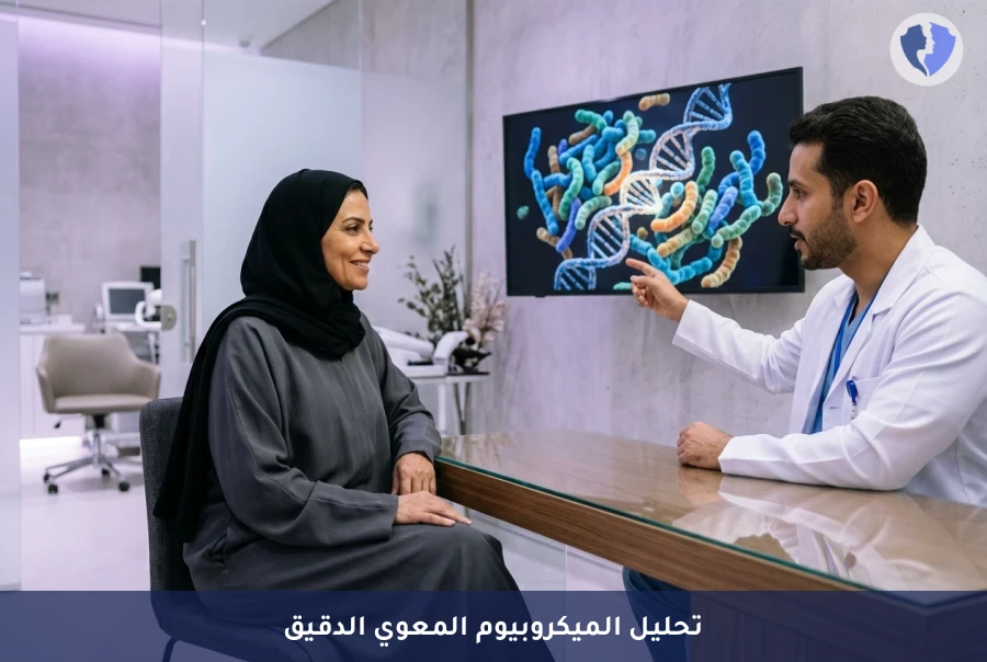 تحليل الميكروبيوم المعوي بتقنية التسلسل الجيني - اكتشف أسرار صحتك الهضمية