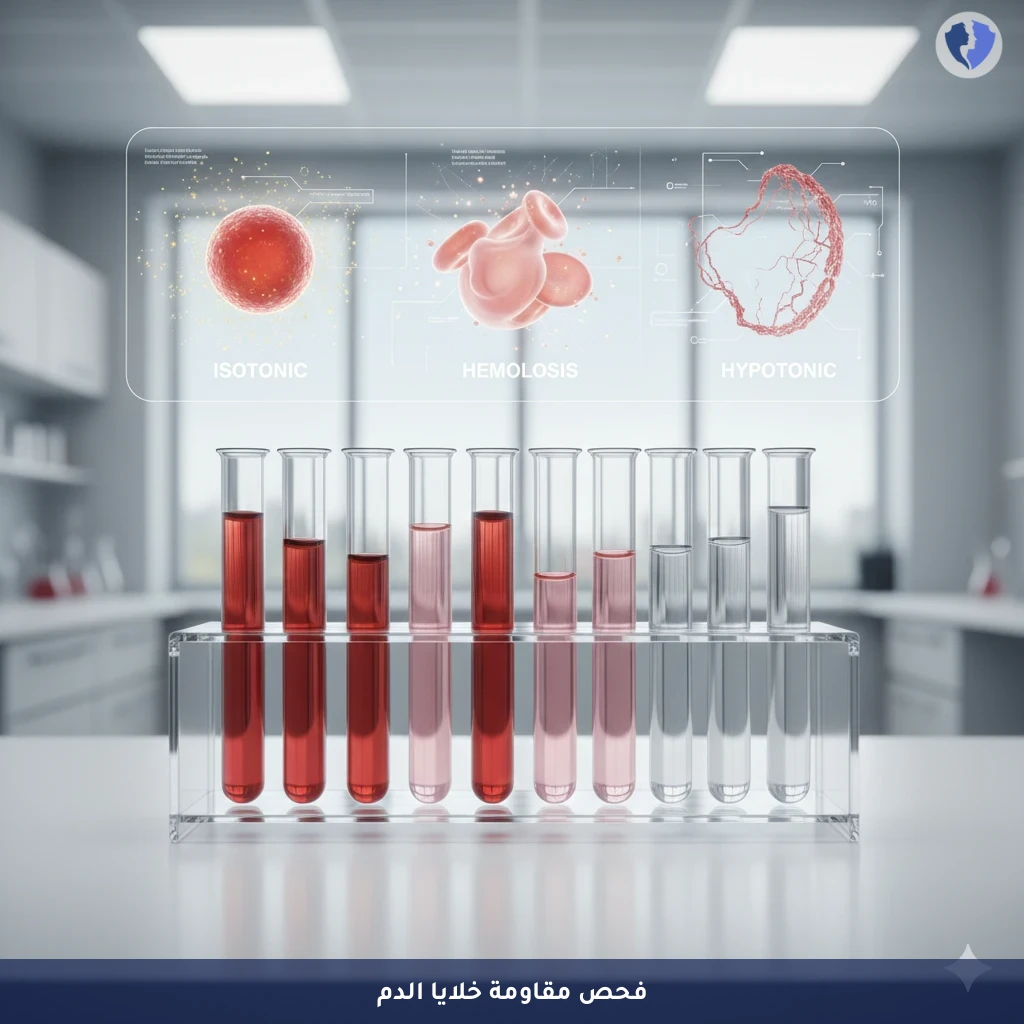 تحليل الهشاشة الأسموزية لكريات الدم الحمراء (Osmotic Fragility) - فحص هشاشة خلايا الدم