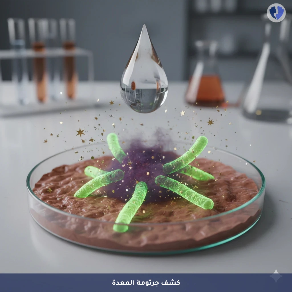 تحليل مستضد جرثومة المعدة في البراز (H. Pylori Antigen) - فحص جرثومة المعدة (براز)