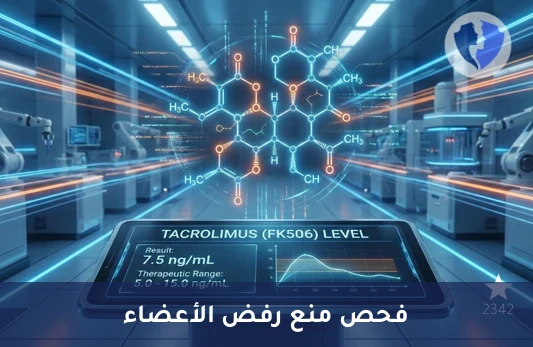 تحليل مستوى دواء التاكروليمس (FK506) - قياس مستوى دواء تاكروليموس