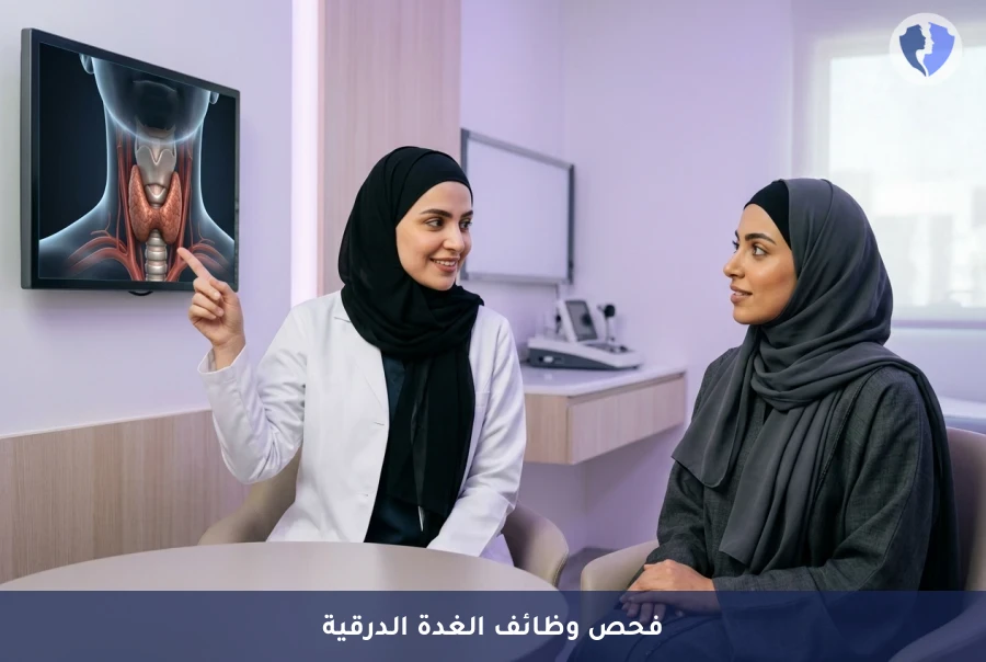 تحليل وظائف الغدة الدرقية الشامل (TSH, T4, T3) - توازني صحتك مع فحص الغدة