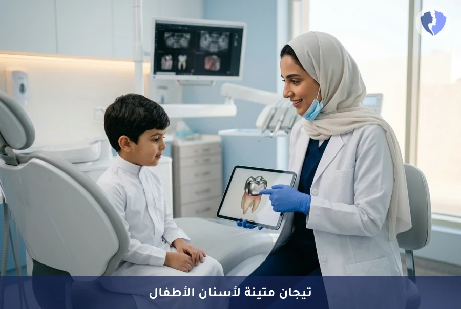 تركيب تيجان الستانلس ستيل للأطفال (SSC) - حماية أسنان طفلك بالتيجان المعدنية