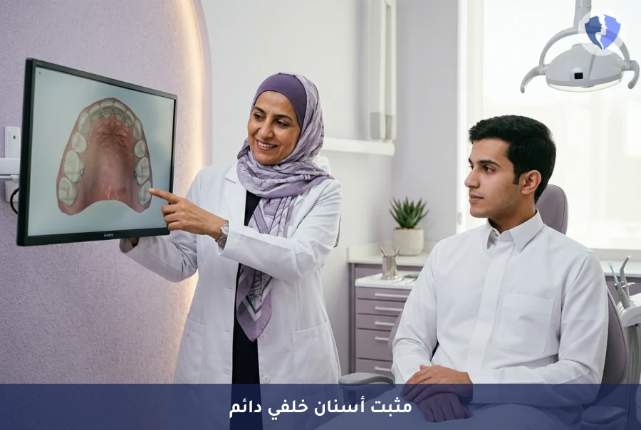 تركيب مثبت الأسنان اللساني الثابت (Fixed Lingual Retainer) - حافظ على ابتسامتك المثالية دائماً