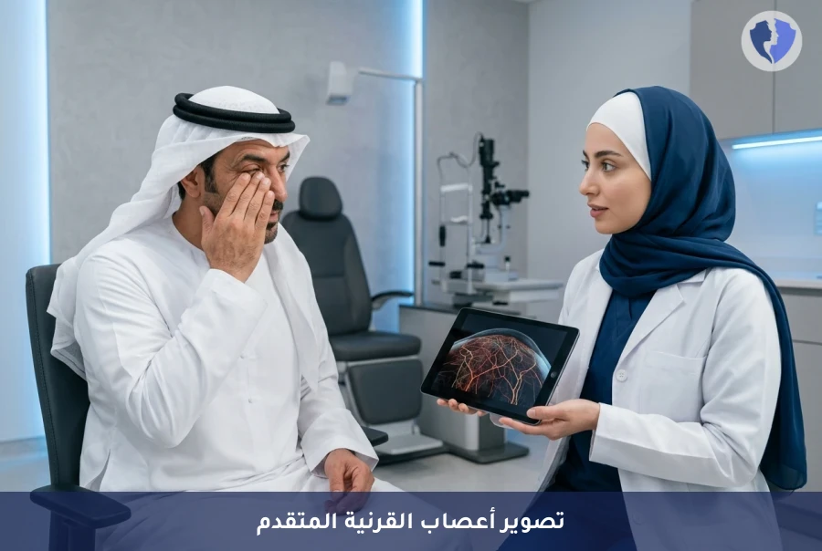 تصوير أعصاب القرنية بالمجهر البؤري (IVCM) - افحص أعصاب القرنية بدقة عالية