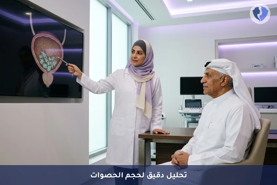 تصوير إعادة بناء حجم الحصوة ثلاثي الأبعاد - دقة ثلاثية الأبعاد لحصوات المثانة