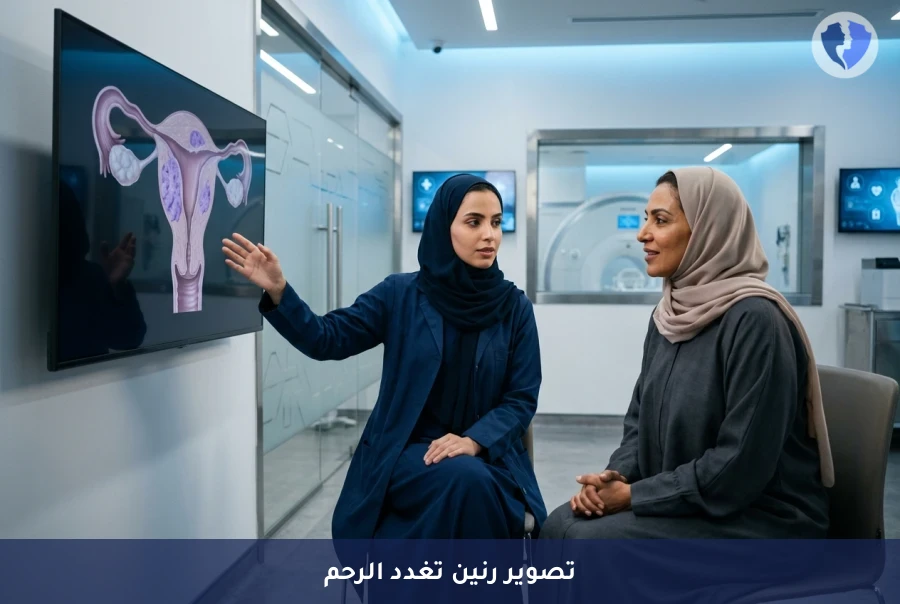 تصوير الرنين المغناطيسي لشدة تغدد الرحم - تخطيط دقيق لشدة تغدد الرحم