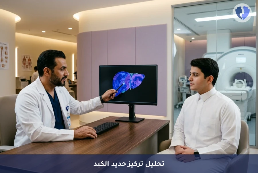 تصوير الرنين المغناطيسي لقياس ترسب الحديد في الكبد (R2*) - اطمئن على صحة كبدك بدقة