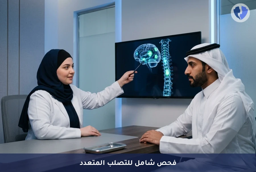 تصوير الرنين المغناطيسي للدماغ والنخاع الشوكي (بروتوكول MS) - تشخيص ومتابعة التصلب اللويحي بدقة