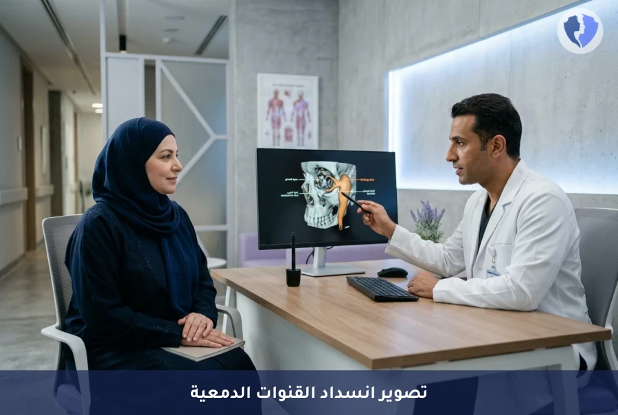 تصوير القنوات الدمعية بالأشعة الملونة (DCG) - حل مشكلة تدميع العين المستمر