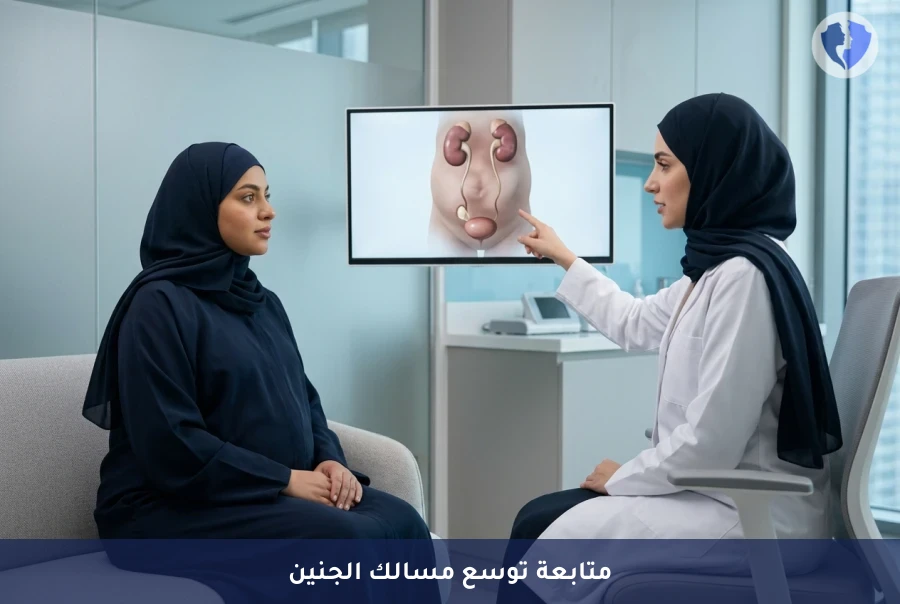 تصوير سونار لمتابعة توسع المسالك البولية للجنين (UTD) - اطمئن على صحة كلى جنينك