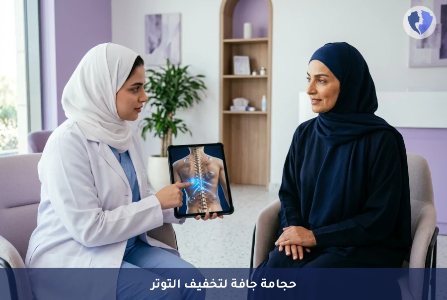 جلسة الحجامة الجافة للاسترخاء - استعد نشاطك بالحجامة الجافة