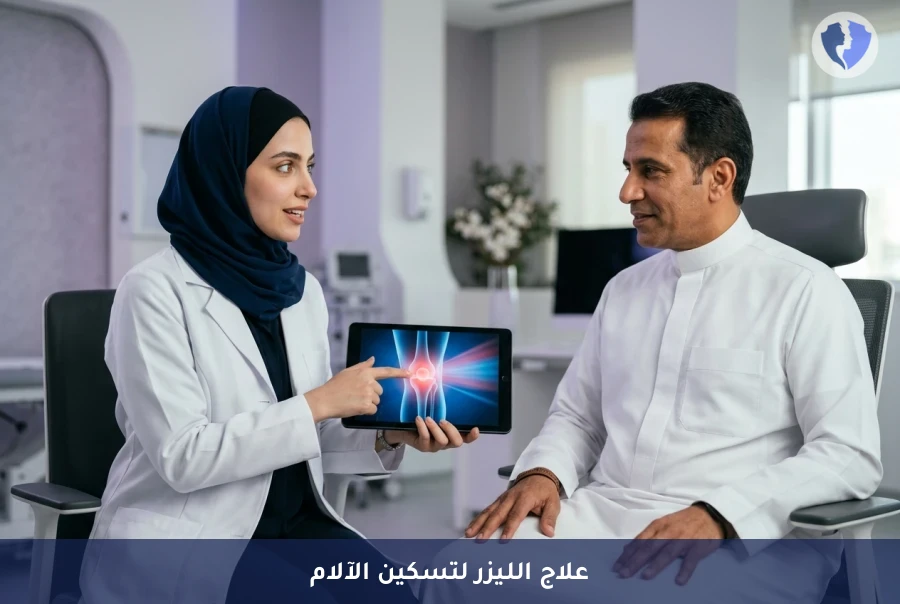 جلسة العلاج بالليزر منخفض المستوى (LLLT) - علاج آلام العظام بالليزر البارد