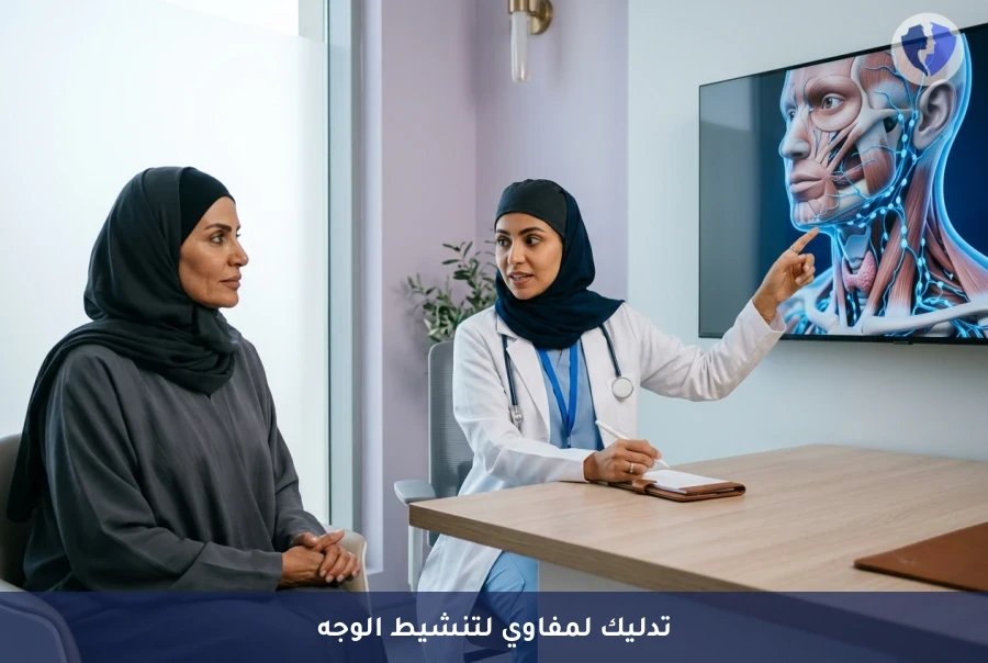 جلسة تدليك الوجه اللمفاوي للتصريف - استعيدي نضارة بشرتك وتألقها الطبيعي