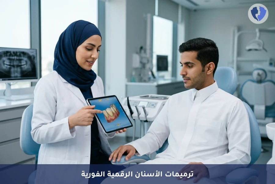 جلسة ترميم الأسنان بتقنية الكاد كام (CAD/CAM) - ابتسامة مثالية في زيارة واحدة