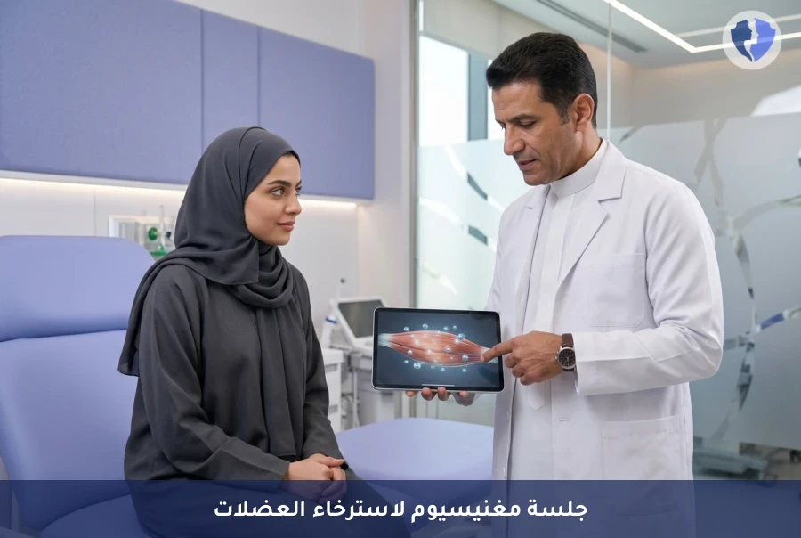 جلسة تسريب المغنيسيوم الوريدي (IV Magnesium) - راحة فورية لعضلاتك بالمغنيسيوم