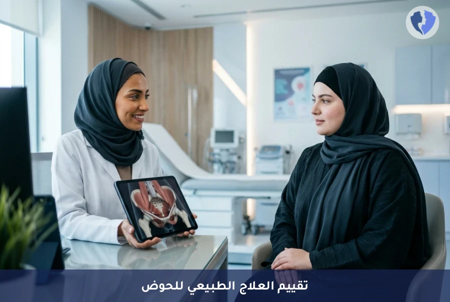 جلسة تقييم العلاج الطبيعي لصحة الحوض - استعيدي توازنك وصحة حوضك