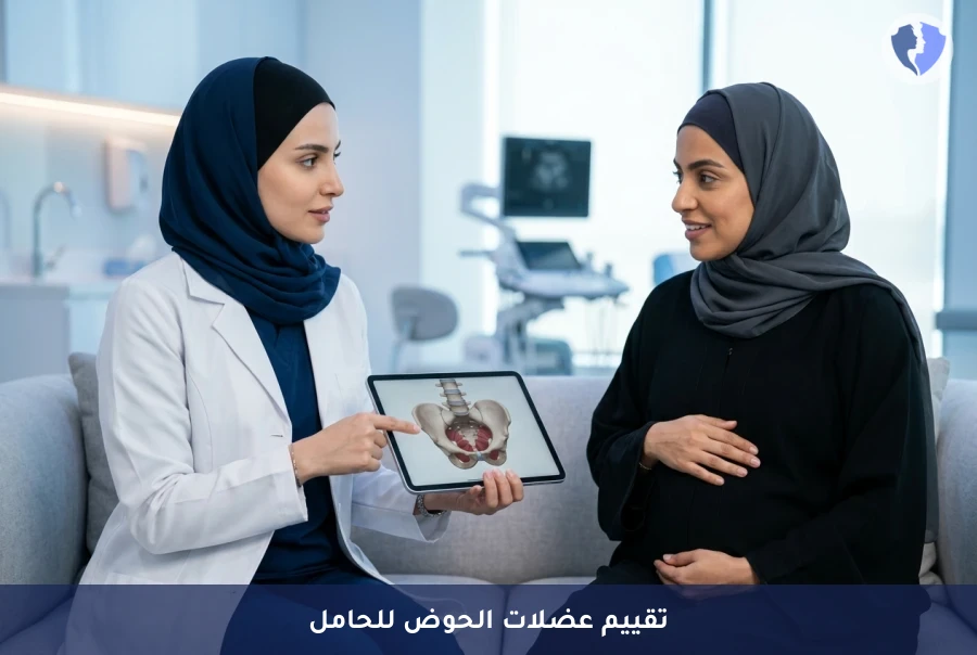 جلسة تقييم العلاج الطبيعي لعضلات الحوض للحوامل - صحة حوضكِ خلال الحمل