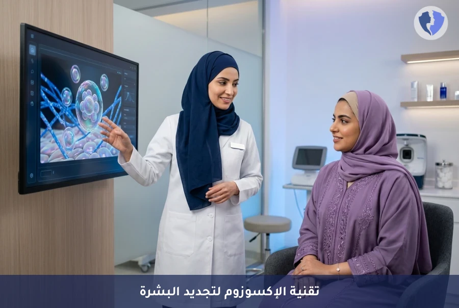 جلسة علاج البشرة بالإكسوزوم (Exosome Therapy) - بشرة شابة بعلاج الإكسوزوم