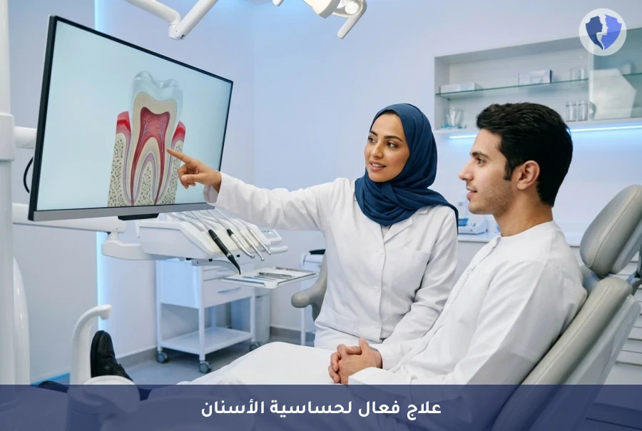 جلسة علاج حساسية الأسنان المفرطة - وداعاً لآلام حساسية الأسنان المزعجة