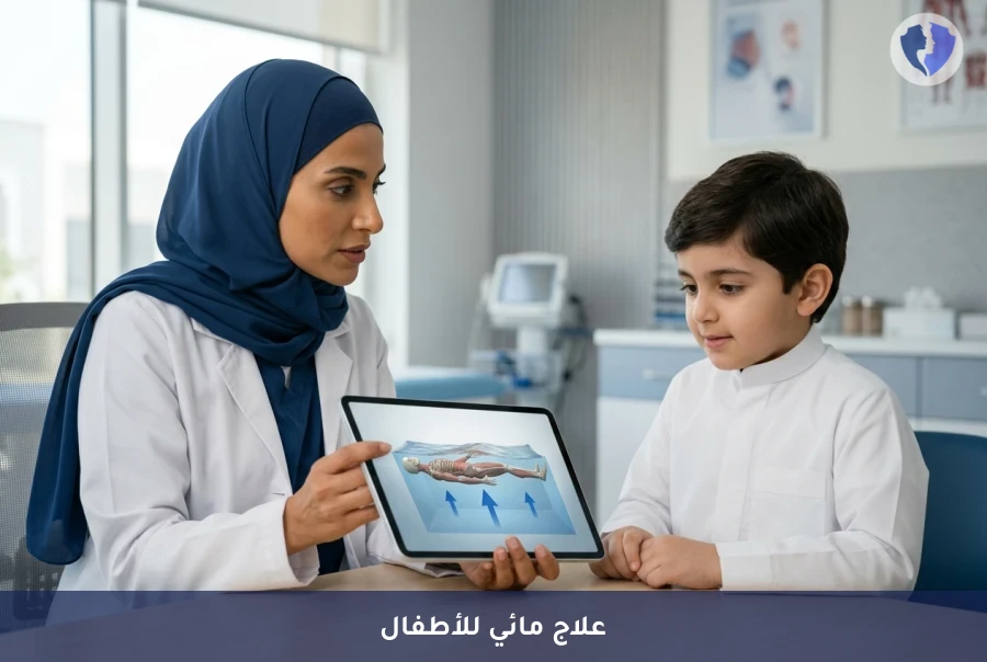جلسة علاج مائي للأطفال (Aquatic Therapy) - حرية الحركة لطفلك في الماء
