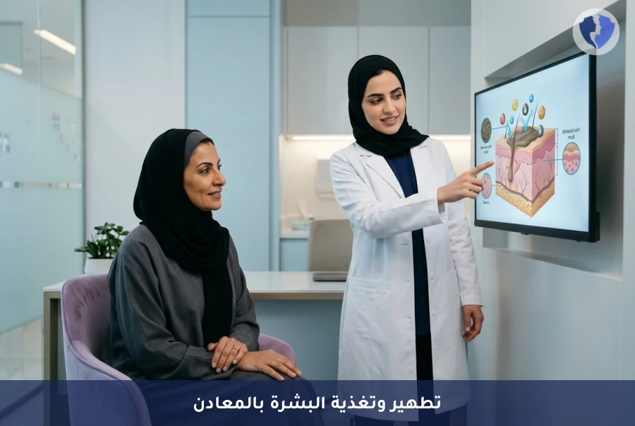 جلسة لف الجسم بالطين المعدني - بشرة متجددة وجسم مسترخٍ