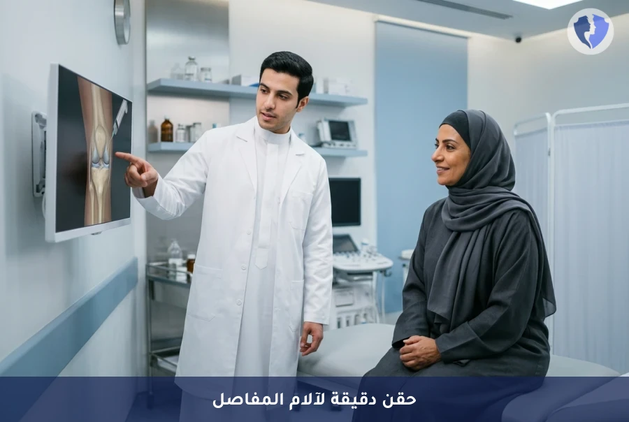 حقن الكورتيزون الموجه بالسونار - وداعاً لآلام المفاصل المزمنة