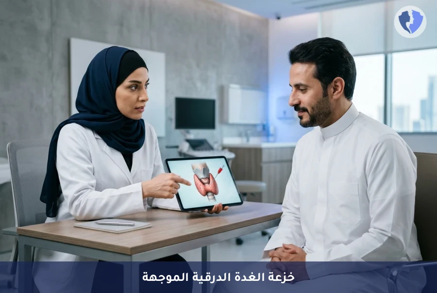 خزعة الغدة الدرقية بالإبرة الرفيعة (FNA) تحت توجيه السونار - اطمئن على صحة الغدة الدرقية
