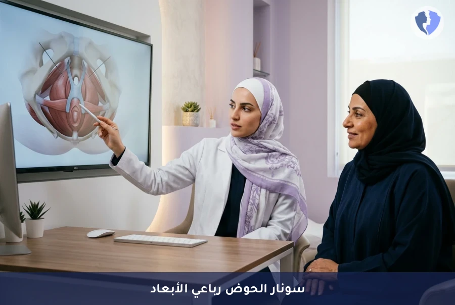 سونار الحوض المتطور رباعي الأبعاد (3D/4D) - اكتشفي صحة الحوض بدقة عالية