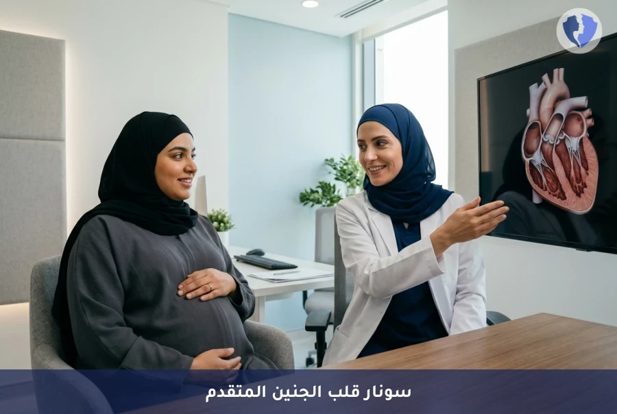 سونار تخطيط قلب الجنين المتقدم (Fetal Echo) - اطمئني على صحة قلب جنينك بأحدث تقنيات السونار