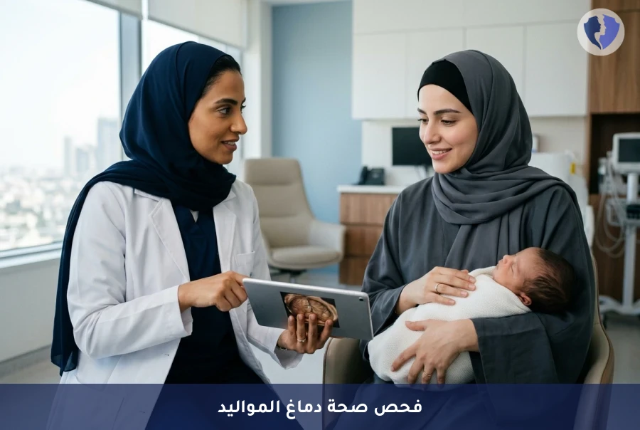 سونار تصوير مخ الأطفال حديثي الولادة عبر اليافوخ - اطمئن على صحة دماغ طفلك