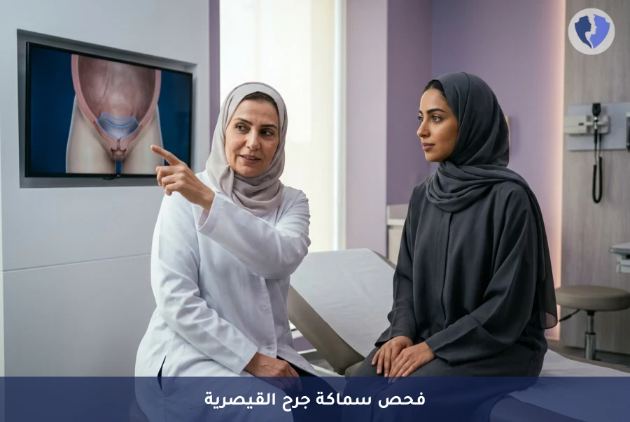 سونار تقييم سماكة جرح القيصرية السابقة (LUS) - اطمئني على سلامة جرح القيصرية