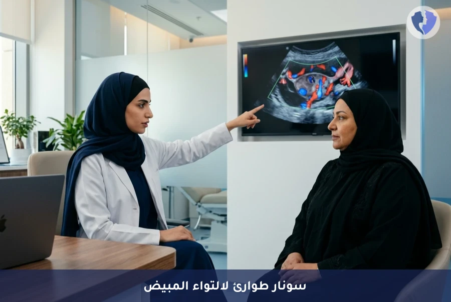 سونار دوبلر ملون لالتواء المبيض - اطمئني على صحة المبيض فوراً