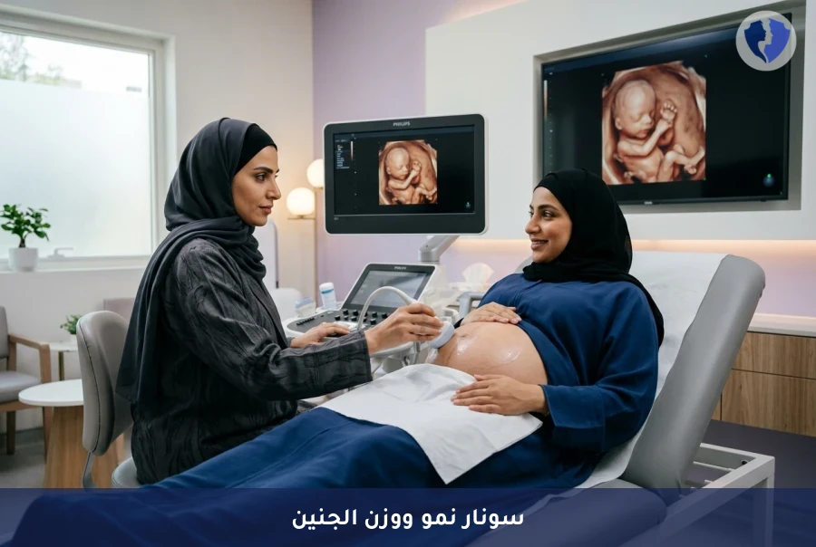 سونار فحص نمو ووزن الجنين التفصيلي (Fetal Growth Scan) - اطمئني على طفلك مع فحص نمو ووزن الجنين