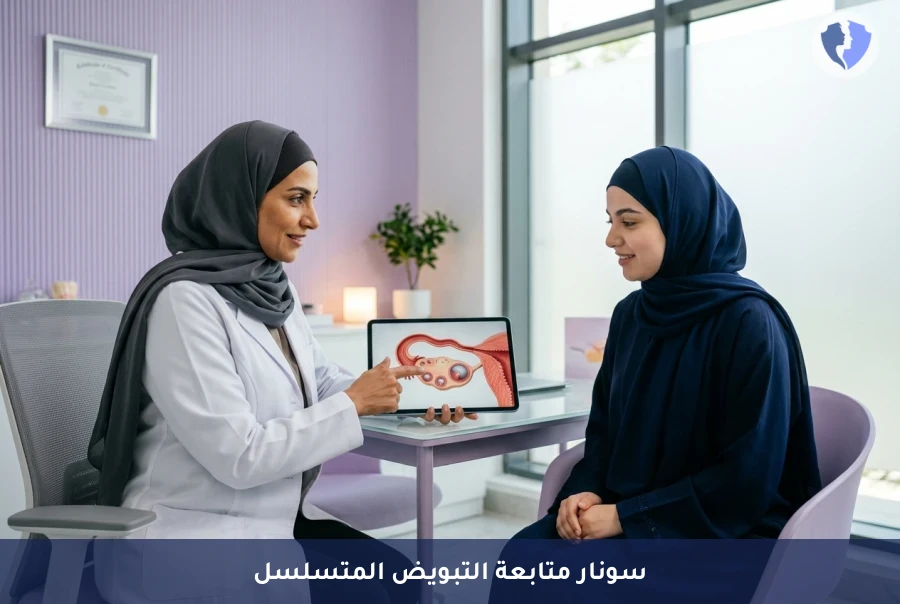 سونار متابعة التبويض المتسلسل (Follicular Tracking) - برنامج متابعة التبويض المتكامل لدعم فرص الحمل