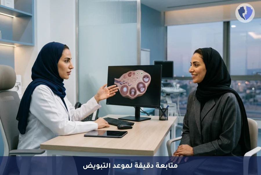 سونار مراقبة التبويض المتسلسل - متابعة دقيقة لرحلة التبويض مع خدمة مراقبة الجريبات بالسونار