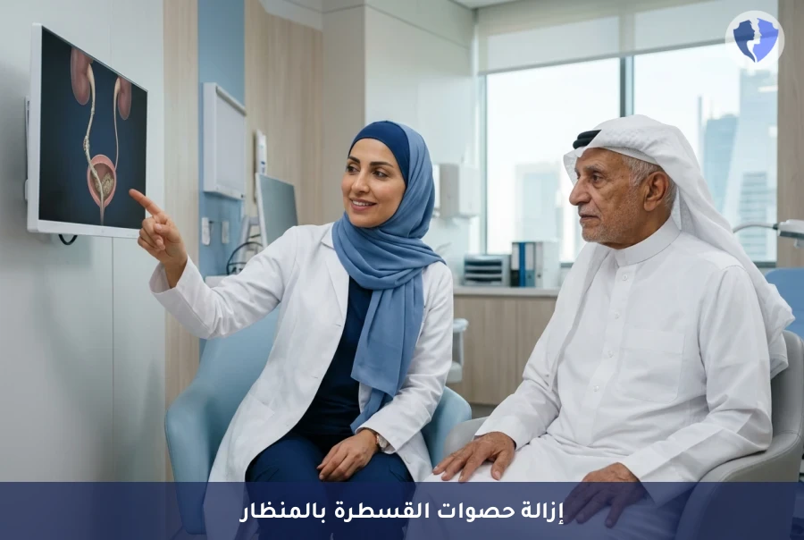 عملية إزالة الحصوات المتكونة حول القسطرة البولية بالمنظار - تخلص من ترسبات القسطرة البولية