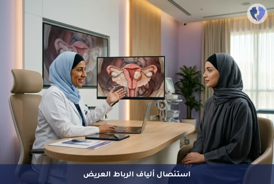 عملية استئصال ألياف الرباط العريض بالمنظار - تخلصي من ألياف الرباط العريض