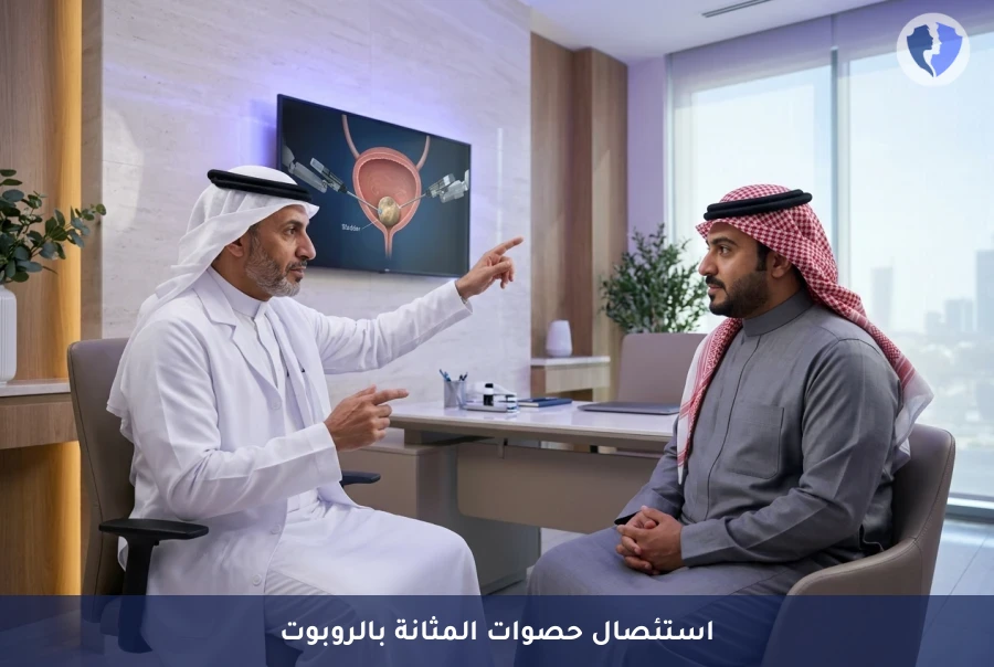 عملية استئصال حصوات المثانة بالروبوت الجراحي - تخلص من حصوات المثانة بالروبوت