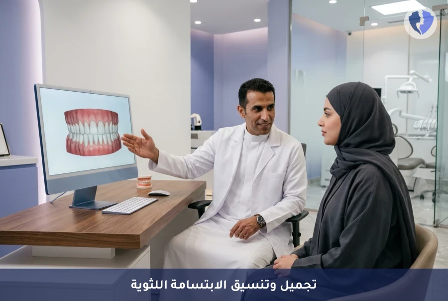 عملية تجميل وتشكيل اللثة الجراحي (Gingivoplasty) - ابتسامة متناسقة بجمال لثتك