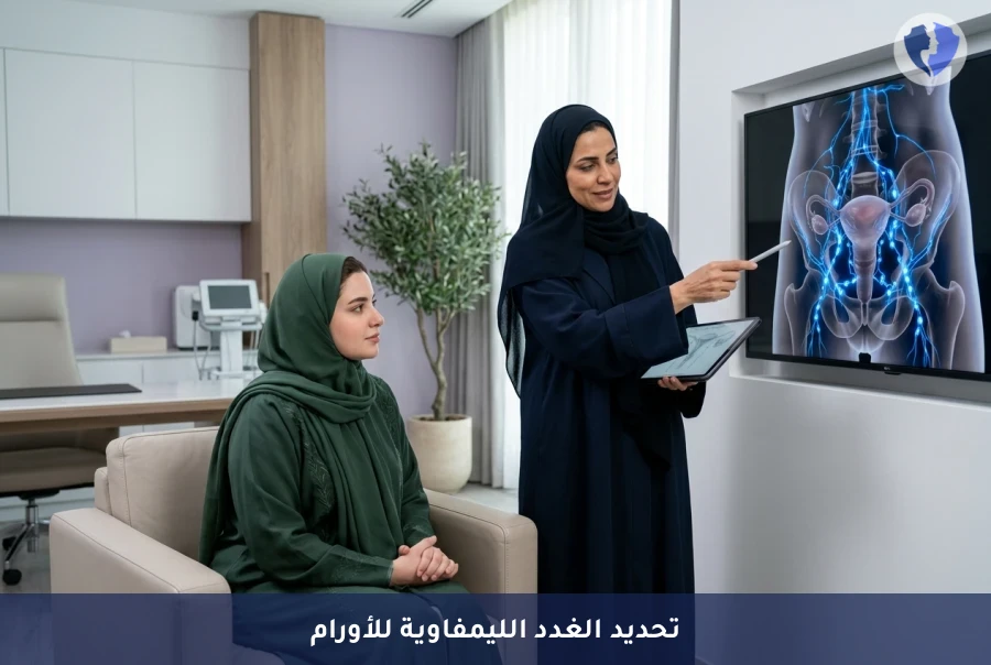 عملية تحديد الغدة الليمفاوية الحارسة لأورام الرحم (SLN Mapping) - دقة عالية في تشخيص أورام الرحم