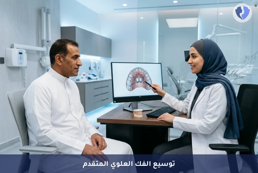 عملية توسيع الفك العلوي جراحياً (SARPE) - ابتسامة أعرض وفك متناسق