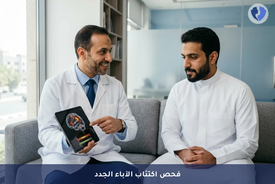 فحص اكتئاب ما بعد الولادة للآباء (PPND) - فحص الصحة النفسية للآباء الجدد