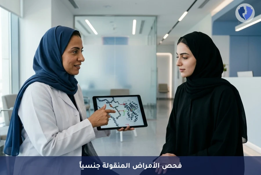 فحص الأمراض المنقولة جنسياً الشامل للنتساء (STI Panel) - اطمئني على صحتك مع باقة فحص الأمراض المنقولة جنسياً ا