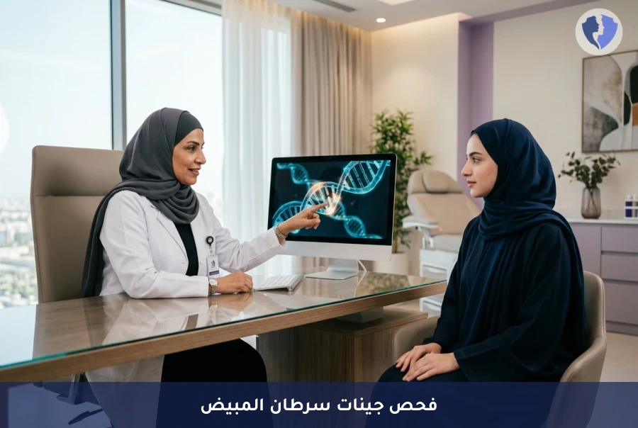 فحص الجينات الوراثية لسرطان المبيض والثدي (BRCA1/2) - احمي مستقبلك بفحص الجينات الوراثية
