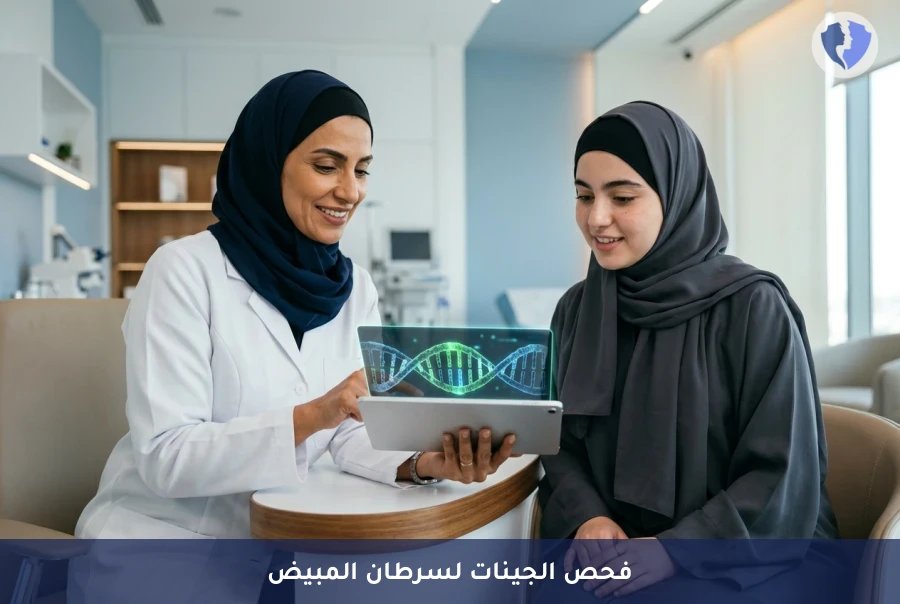 فحص الجينات الوراثية لسرطان المبيض (BRCA1/2) - احمي مستقبلك بالفحص الجيني المبكر