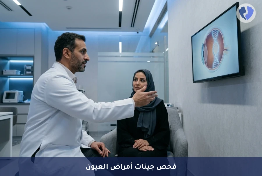 فحص الجينات لأمراض العيون الوراثية - باقة صحة العين الوراثية
